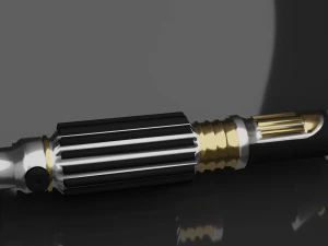 sable de luz maza windu Modelo 3D