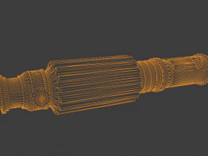 mace windu lightsaber 3D Model