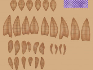 Cartoon girl blonde 3D 모델
