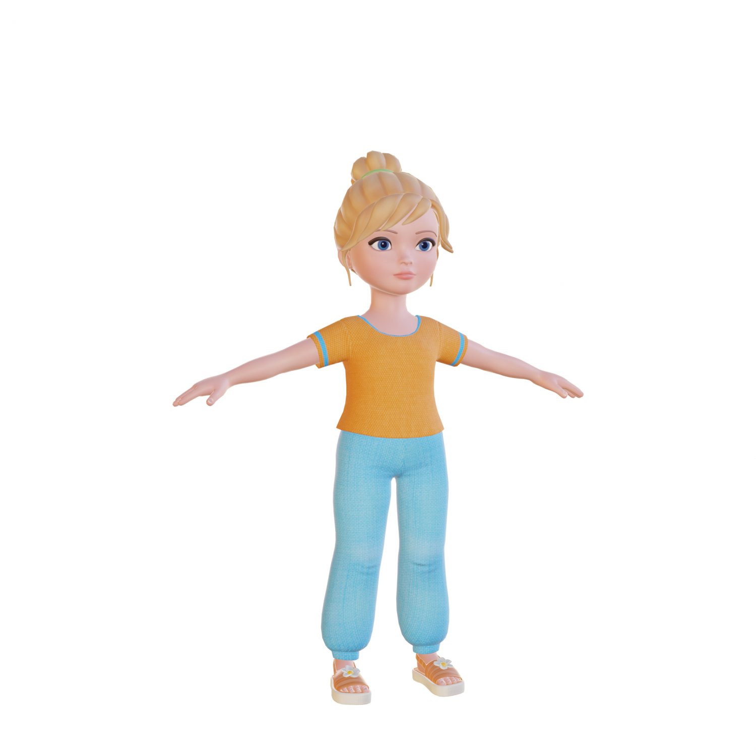3 D Small Girl