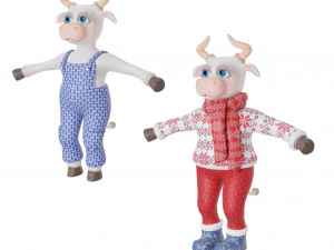 Bull-white 3D Model