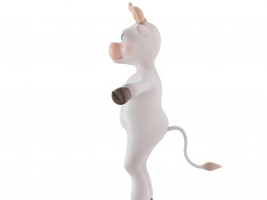 Bull-white Model 3D