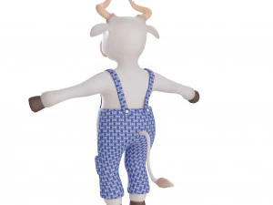 Bull-white 3D Model