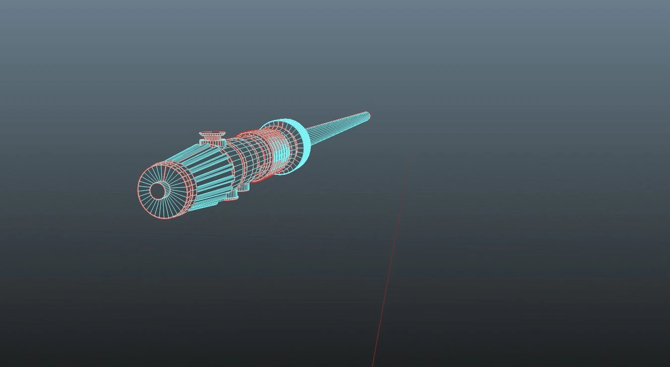 jedi sword 3D Model .c4d .max .obj .3ds .fbx .stl .blend 