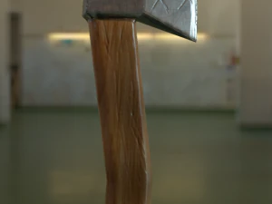 ascia realistica Modello 3D