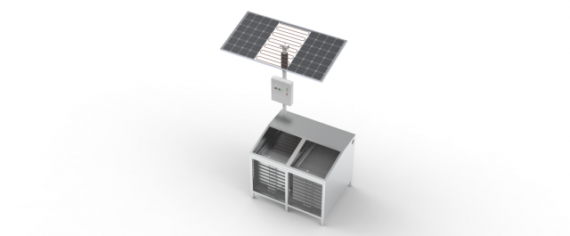 solar longan oven 3D Model .c4d .max .obj .3ds .fbx .stl .blend