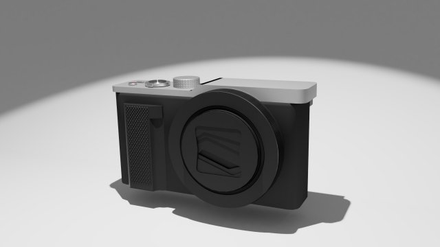 generic digital camera 3D 모델 .c4d .max .obj .3ds .fbx .stl .blend 