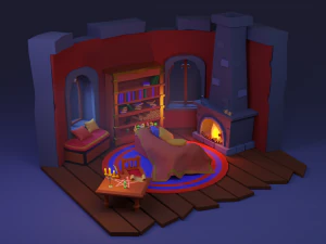 scribes room 3D Model