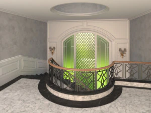 classic staircase 3D Model