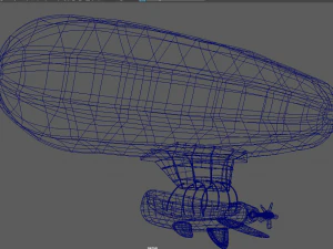 barco voador Modelo 3D
