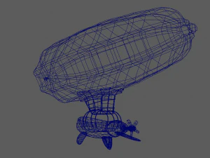 barco voador Modelo 3D