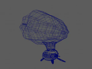 barco voador Modelo 3D