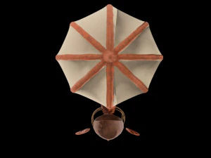 barco voador Modelo 3D