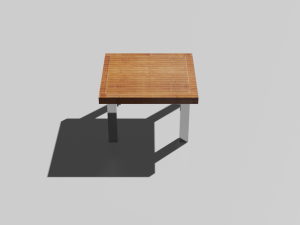 wood table 3D Model
