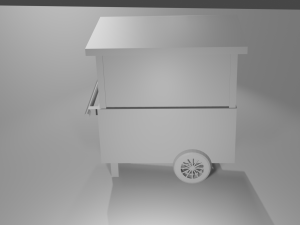 food cart Modelo 3D