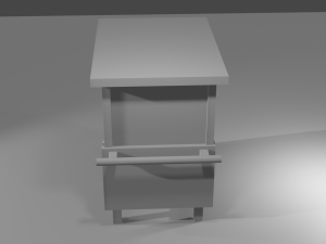 food cart Modelo 3D