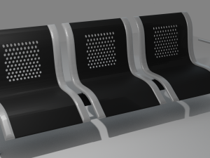 iron chair 3D Model