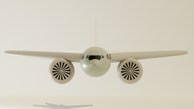 airplane 3D Model .c4d .max .obj .3ds .fbx .stl .blend 