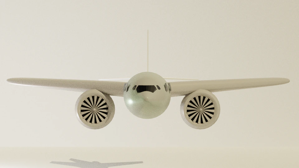 airplane 3D Model .c4d .max .obj .3ds .fbx .stl .blend 