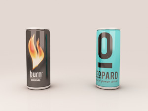 energy drink cans 3Dモデル