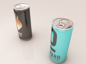 energy drink cans Modelo 3D