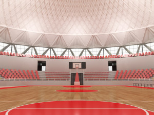 Palazzetto dello sport Modelo 3D