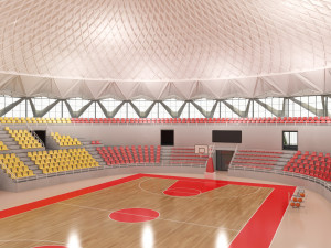 Palazzetto dello sport Modelo 3D