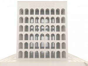 Colosseo Quadrato 3D Model