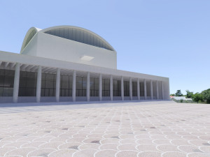 Palazzo dei Congressi 3D Model