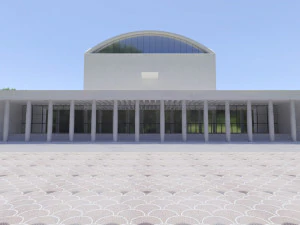 Palazzo dei Congressi 3D Model