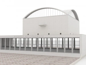 Palazzo dei Congressi 3D Model