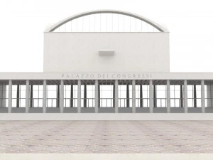 Palazzo dei Congressi 3D Model