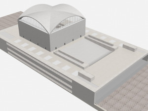 Palazzo dei Congressi 3D 模型