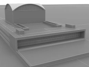 Palazzo dei Congressi 3D Model