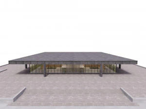 Contemporary Art Museum Berlin 3D Model