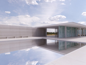 Barcellona Pavilion Mies Van Der Rohe 3D मॉडल