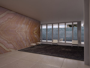 Barcellona Pavilion Mies Van Der Rohe 3Dモデル