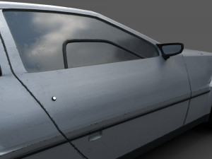 delorean 3D 模型