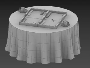 backgammon tavla 3D Model