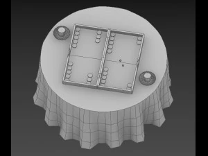 backgammon tavla 3D Model