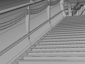 fic&ccedil;&atilde;o cient&iacute;fica de design de n&iacute;veis Modelo 3D