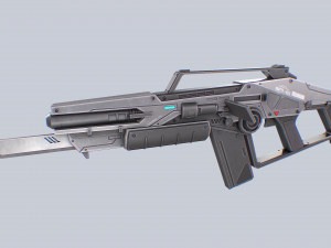 Scifi rifle 3Dモデル