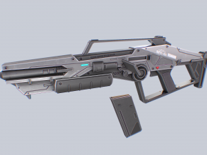 Scifi rifle Modèle 3D