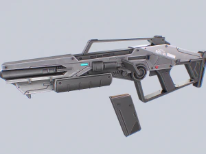 Fucile fantascientifico Modello 3D