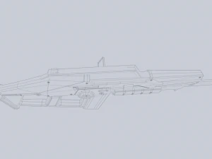 Fucile fantascientifico Modello 3D