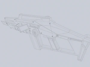 Fucile fantascientifico Modello 3D