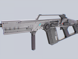 Scifi rifle 3Dモデル