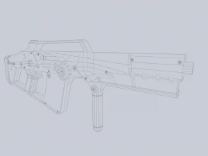 SFライフル 3Dモデル