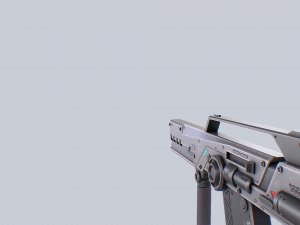 Scifi rifle 3D Model