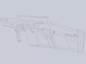 SFライフル 3Dモデル